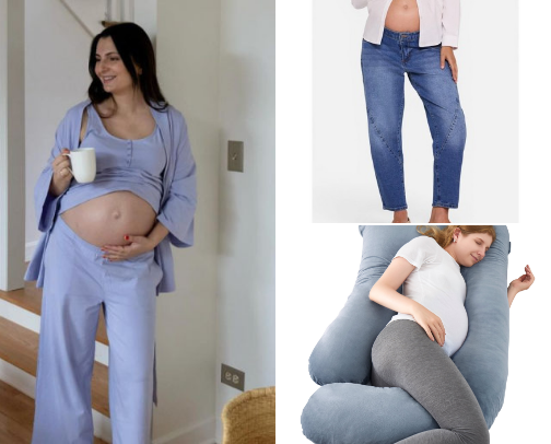 Comfort and Style for Moms-To-Be. cover photo collage