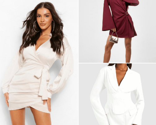Spring dresses and sandals cover photo collage