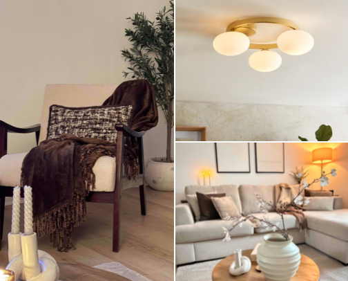 Shop my living room cover photo collage