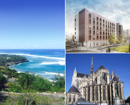 Hotel inspiration for a relaxed getaway, Cathedral Walks, Canals, Gardens & Easygoing Stays Amiens, France cover photo collage