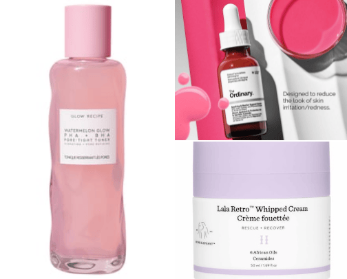 skincare favs cover photo collage
