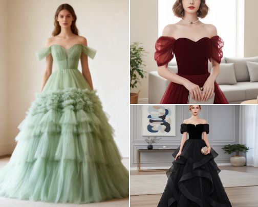 Elegance re-defined,beautiful dresses for your event from Etsy. cover photo collage