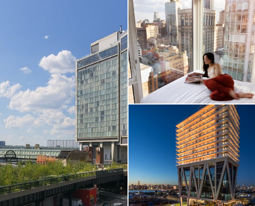 Best NYC Hotels for Content Creators cover photo collage