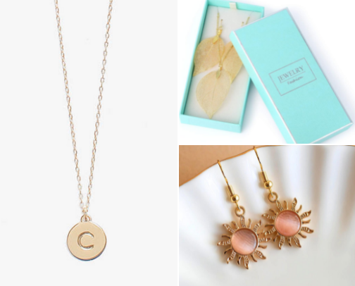 Pretty Jewelry Under $50 cover photo collage