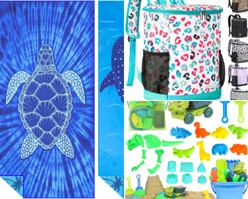 Beach + Kids = This List 👌🏄‍♂️ cover photo collage