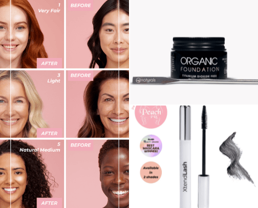 Makeup cover photo collage
