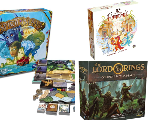 Cooperative Board Games cover photo collage