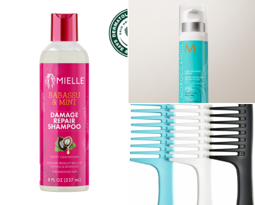 Curly Hair Essentials cover photo collage