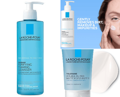 Skin care cover photo collage