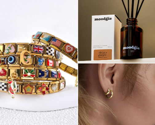 TRINKETS because we love collecting little bits and bops that sparkle and shine. Am I right? cover photo collage