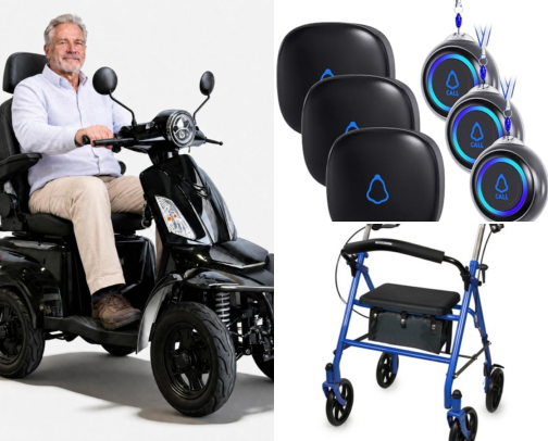 Don't struggle with Limited mobility These are some things I purchased for my father to help him get around He suffers from Parkinson's disease neuropathy and bad arthritis among other things cover photo collage