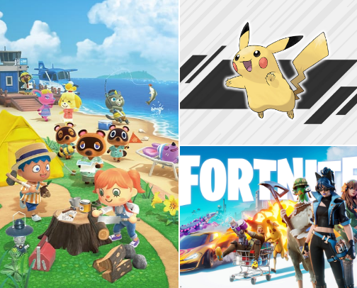 Video Games cover photo collage