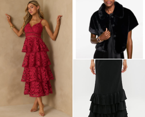 Party Time- Festive Holiday Outfits for Ladies cover photo collage