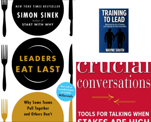 Leadership Books for Police Supervisors cover photo collage