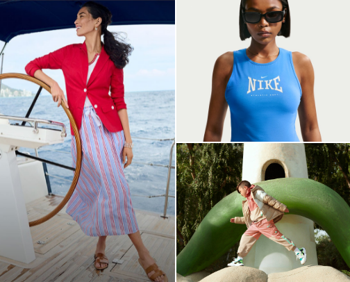 clothing and apparel cover photo collage