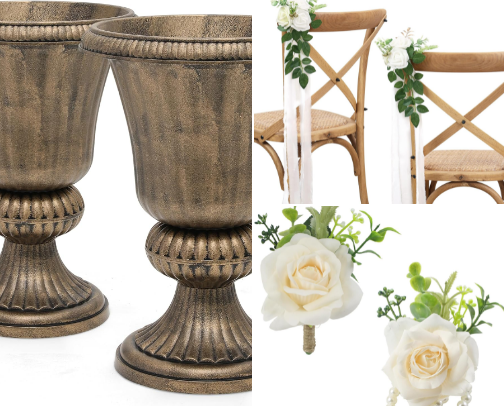 Wedding Items cover photo collage