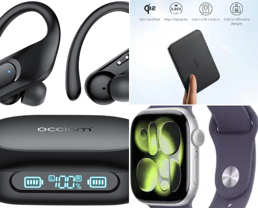 SMART TECH FINDS: GIFTS AND EVERYDAY ESSENTIALS. cover photo collage