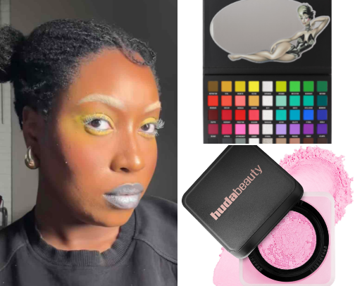 Blotchy Eyes + Easy Blonde Brows Makeup Tutorial cover photo collage