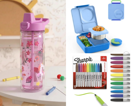 Back to school essentials cover photo collage