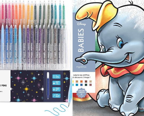 Coloring Necessities cover photo collage