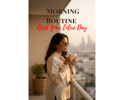 ⏰ Stop Feeling Rushed: A Simple Morning Routine That Resets Your Entire Day cover photo collage
