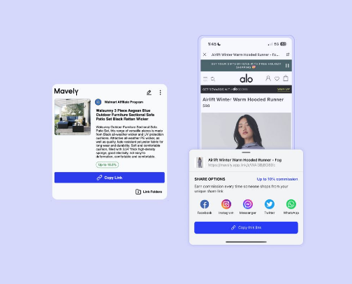 Influencer or content creator app cover photo collage