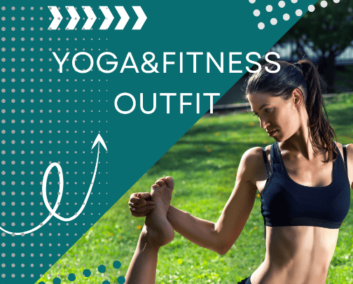 Yoga & Fitness Outfit cover photo collage