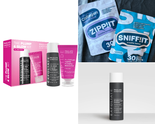 Skincare cover photo collage