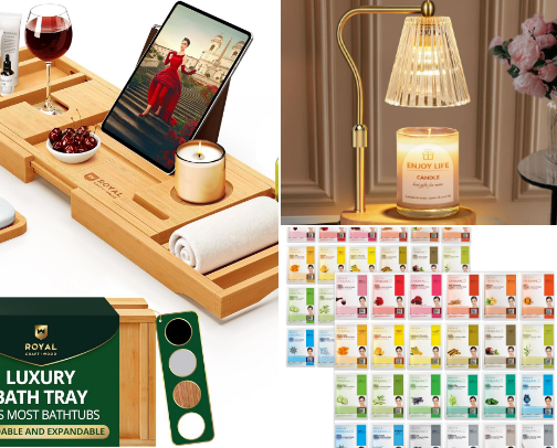 🛁 Cozy Self-Care Night Essentials cover photo collage