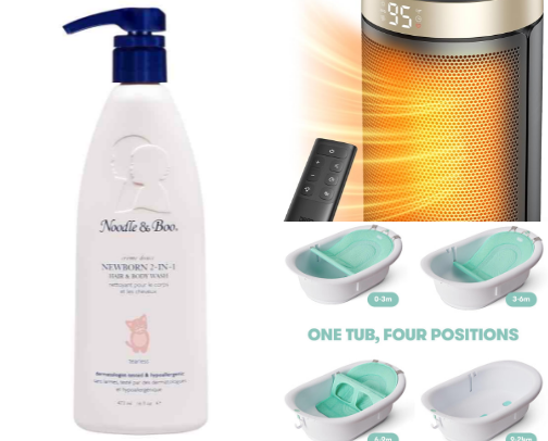 Newborn must haves from a soon to be mom of 4! cover photo collage