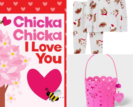 Valentines basket ideas for infants and toddlers cover photo collage