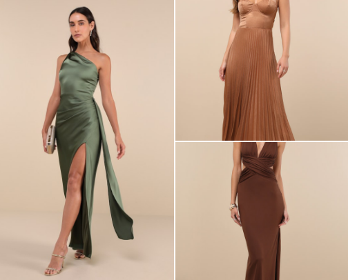 Fall Wedding Guest Dresses cover photo collage
