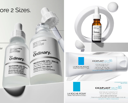 Highly recommended skincare products 2025. ✨ cover photo collage