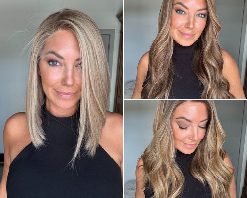 Hair by V cover photo collage