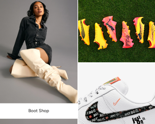 Shoes cover photo collage