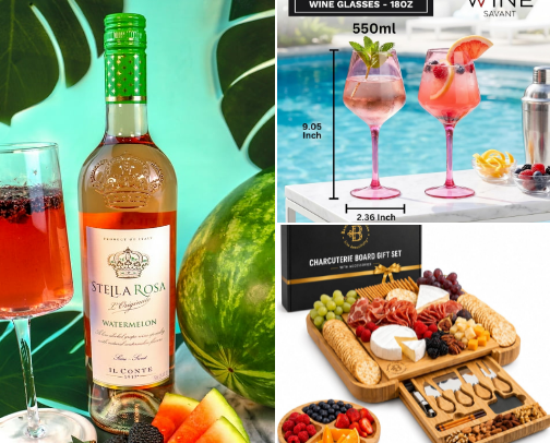 Affordable Wines & Wine Accessories I Love cover photo collage