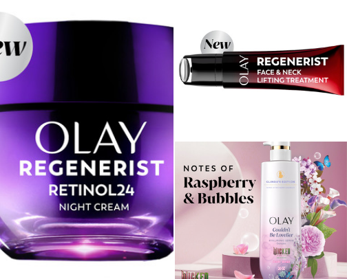 Olay skin Care cover photo collage