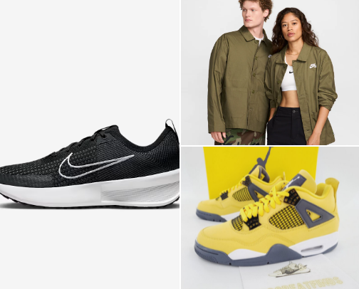 Nike athletic looks cover photo collage