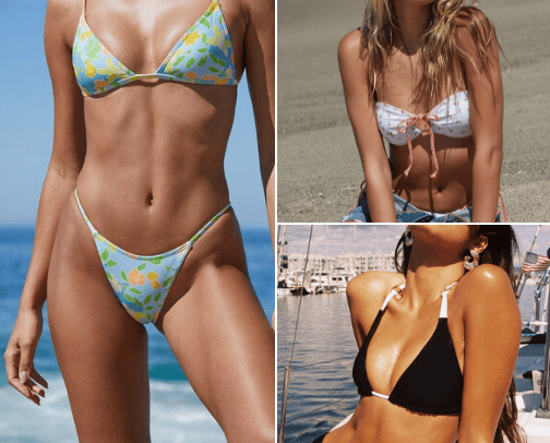 bikinis for summer!! cover photo collage