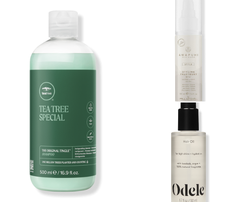 Hair care products that save my head cover photo collage