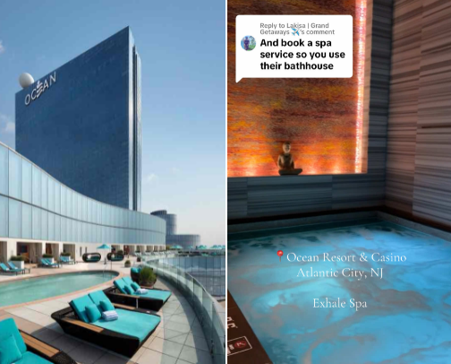 Atlantic City Hotels cover photo collage