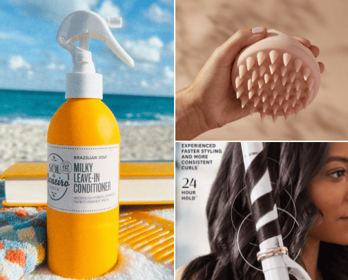 Favorite  hair products cover photo collage
