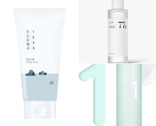 my skincare routine at the moment (and how i feel about them 🫶) cover photo collage