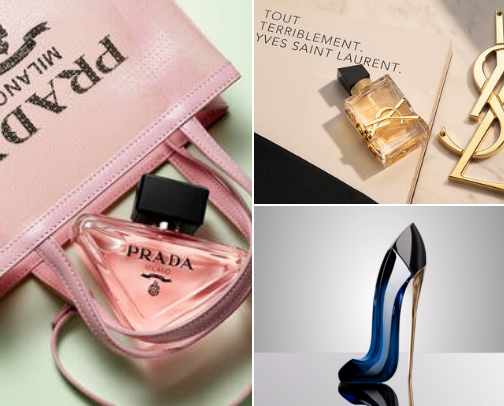 Favorite “IT” girl perfumes cover photo collage