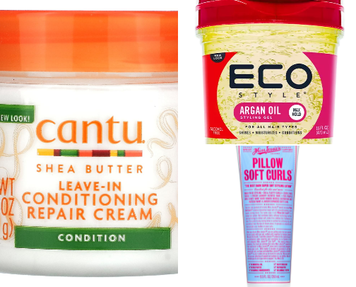 Hair Products cover photo collage
