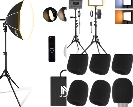 Content Creator tech cover photo collage