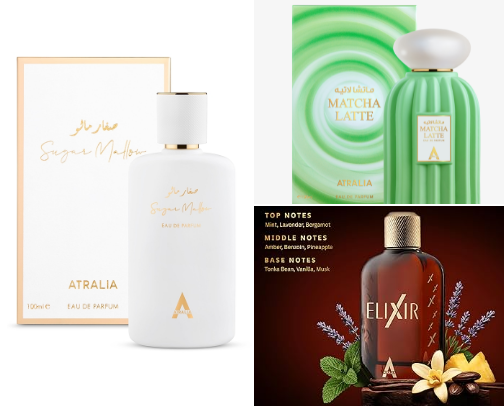 Some of my favorite Atralia fragrances cover photo collage