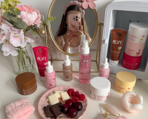 april routine | glowy spring skincare 🌻 cover photo collage