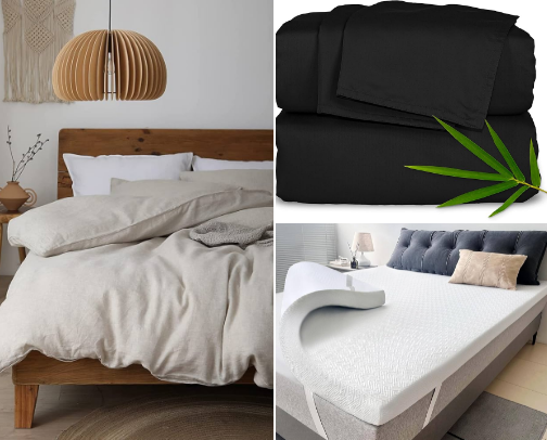 Real Fixes for Common Bedroom Problems: The Ultimate Shopping List to Reclaim Your Sleep cover photo collage