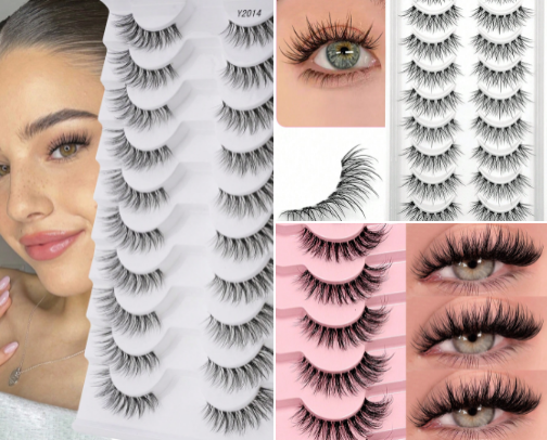 Lashes cover photo collage
